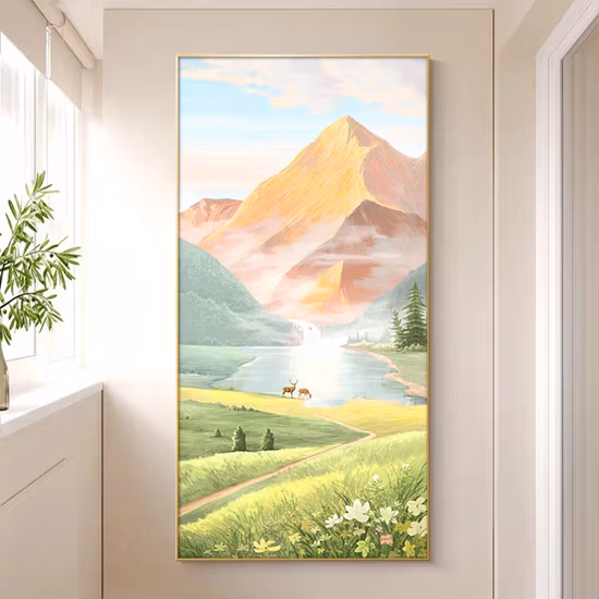 家の装飾品質安いゴールドフラワーアート装飾紙絵画シリーズ 3 図面用