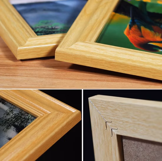 卸売アンティークオーバル長方形バロック絵画画像樹脂フォトフレーム